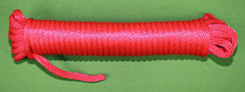 RED Bondage / Spanking ROPE 3/8"  50 feet  ~  $...